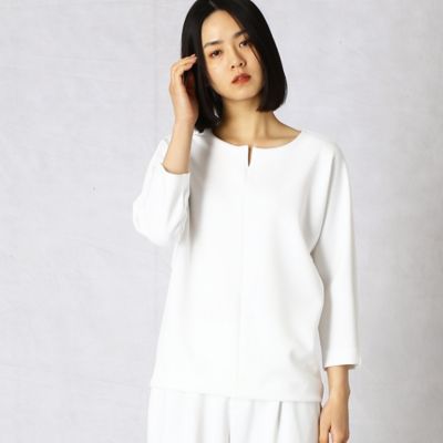 ＜BASILE28 (Women)＞【セットアップ対応】アクアスーティング　ドルマンスリーブプルオーバー（２８０７ＥＹ０５）