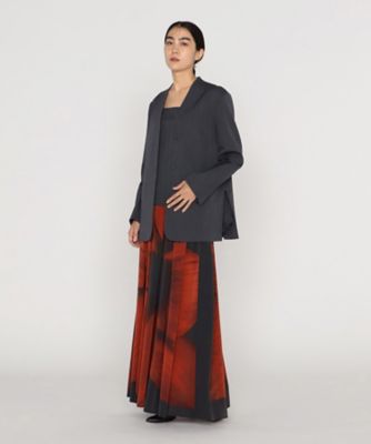 ＣＨＡＲＣＯＡＬ　＆　ＲＥＤ　ＳＨＡＤＥ　ロングタックスカート（２８０７ＦＩ０４）
