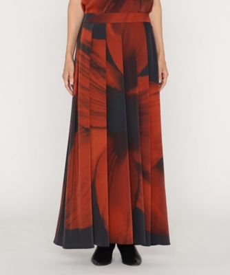 ＣＨＡＲＣＯＡＬ　＆　ＲＥＤ　ＳＨＡＤＥ　ロングタックスカート（２８０７ＦＩ０４）