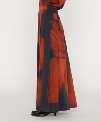 ＣＨＡＲＣＯＡＬ　＆　ＲＥＤ　ＳＨＡＤＥ　ロングタックスカート（２８０７ＦＩ０４）