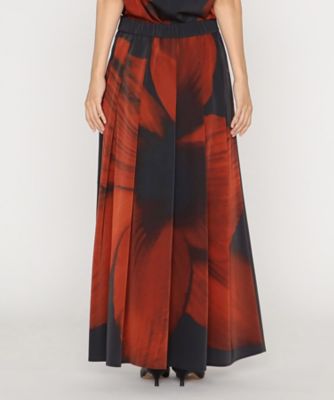 ＣＨＡＲＣＯＡＬ　＆　ＲＥＤ　ＳＨＡＤＥ　ロングタックスカート（２８０７ＦＩ０４）