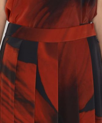 ＣＨＡＲＣＯＡＬ　＆　ＲＥＤ　ＳＨＡＤＥ　ロングタックスカート（２８０７ＦＩ０４）