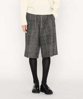 ＜BASILE28 (Women)＞グレンチェックジャージー　ハーフパンツ（２８０７ＰＭ１２）