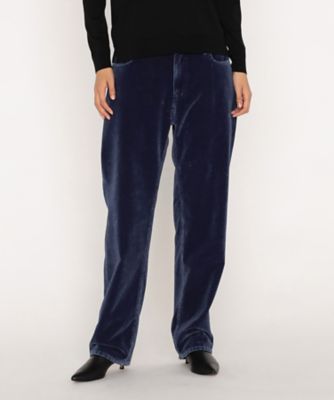 ＜BASILE28 (Women)＞インディゴベルベット　パンツ（２８０９ＰＭ２３）