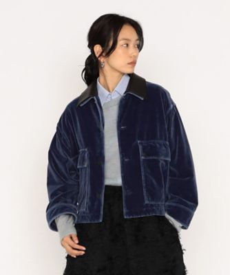 インディゴベルベット ワークジャケット（2809VM16