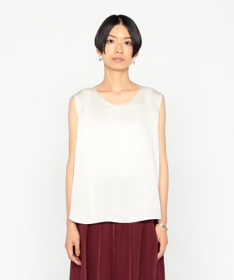 ハンマーサテン タンクトップ（2810BK16） | BASILE28 (Women