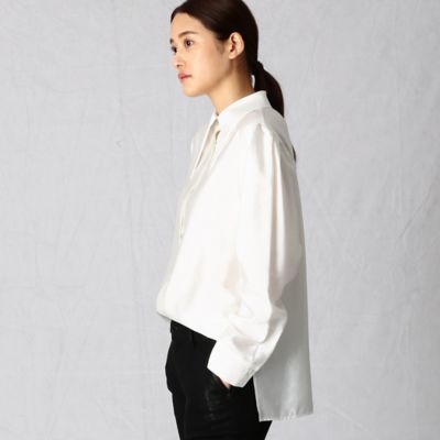 BARNEYS 大きな襟シャツブラウス