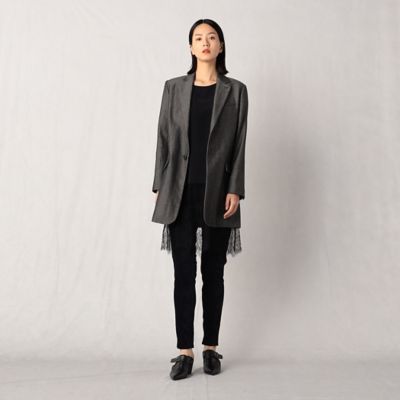 リバーレース付き　ノースリーブブラウス（２８１２ＢＡ０６）