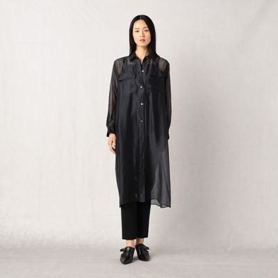 ＜BASILE28 (Women)＞シアー　ロングシャツ（２８１２ＨＣ０６）