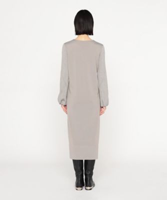 ＧＬＯＳＳＹ　ＲＩＢ　ラメプレーティングニットドレス（２８１４ＯＩ１０）