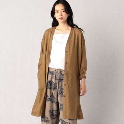 ＜BASILE28 (Women)＞吊染めキュプラ　シャツカーディガン（２８１８ＨＣ１０）