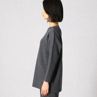 【セットアップ対応】コネクションニット　裏配色プルオーバー（２８１９ＩＷ１５）