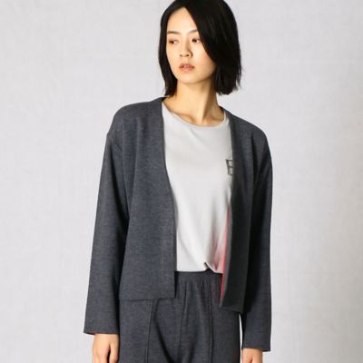 【セットアップ対応】　コネクションニット　裏配色カーディガン（２８１９ＩＷ１６）