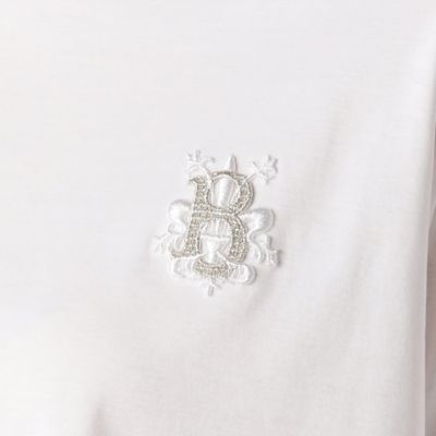 ハイゲージクリアスムース　エンブレム刺繍長袖Ｔシャツ（２８２０ＴＡ０４）