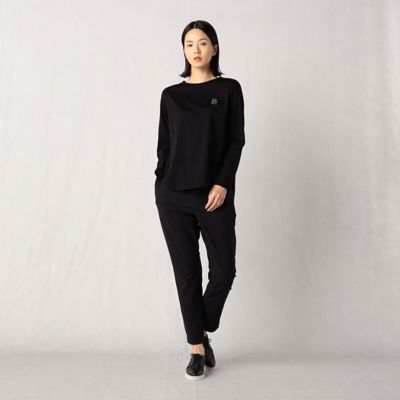 ハイゲージクリアスムース　エンブレム刺繍長袖Ｔシャツ（２８２０ＴＡ０４）