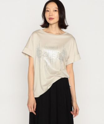 Ａｒｉｏｌｉｔｙスムース　ナイアガラスパンコール刺繍Ｔシャツ（２８２０ＴＧ０６）