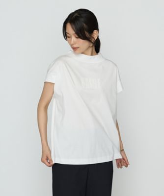 ＜BASILE28 (Women)＞プレミアムスムース　刺繍Ｔシャツ（２８２０ＴＫ０７）