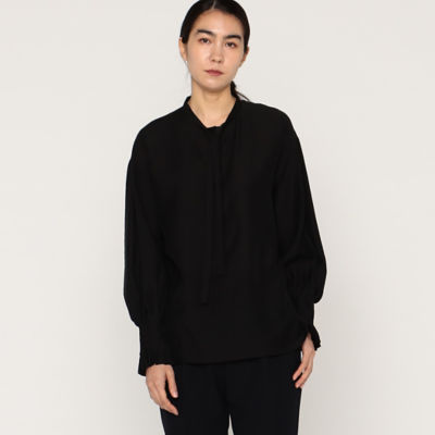 ＜BASILE28 (Women)＞シアーシルク　ブラウス（２８２１ＢＧ０６）