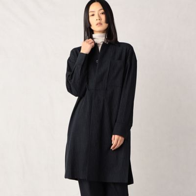 【セットアップ対応】ウールフィール　ロングシャツ（２８２１ＨＡ１０）