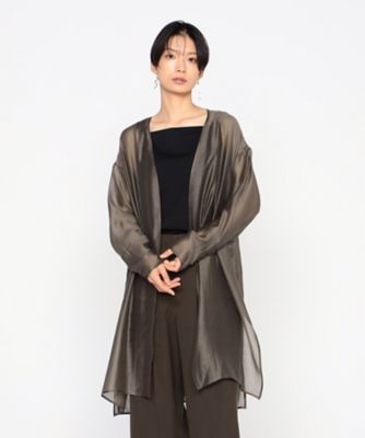 ＜BASILE28 (Women)＞レーヨンオーガンジー　羽織り（２８２１ＨＭ０１）