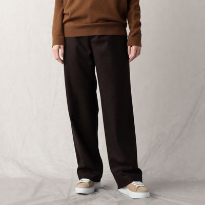 ＜BASILE28 (Women)＞シックツイード　セミワイドパンツ（２８２２ＰＡ２１）