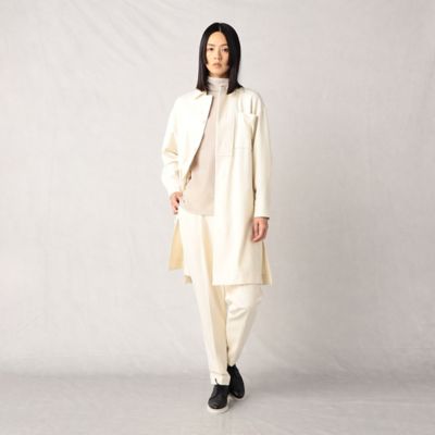 セットアップ対応】ウールフィール センタープレスパンツ 