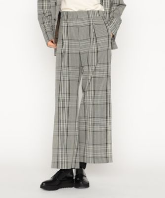 ✨希少✨ツモリチサト ワイドパンツ グレンチェック ピンク グレー シルバー ✨希少✨ツモリチサト ワイドパンツ グレンチェック ピンク