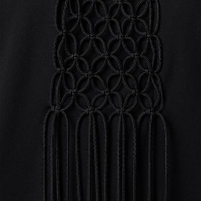 マクラメ　フレンチスリーブＴシャツ（２８２３ＥＹ１１）
