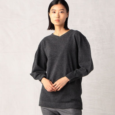 ＜BASILE28 (Women)＞プレーティング　ニットプルオーバー（２８２３ＩＥ１２）