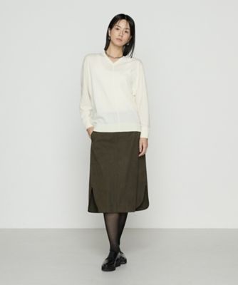 梳毛Vネック ニット（2823IM06） | BASILE28 (Women