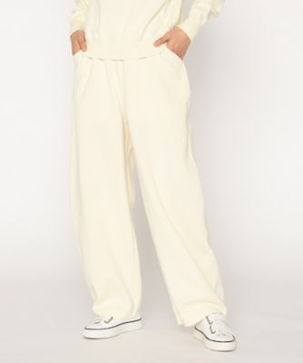 ＜BASILE28 (Women)＞ミラノリブ　ニットバルーンパンツ（２８２３ＰＯ０６）