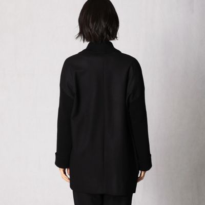 【セットアップ対応】　ウール圧縮ストレッチ　ロングカーディガン（２８２７ＣＷ０２）
