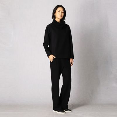 【セットアップ対応】　ウール圧縮ストレッチ　スヌード付きプルオーバー（２８２７ＥＷ０７）