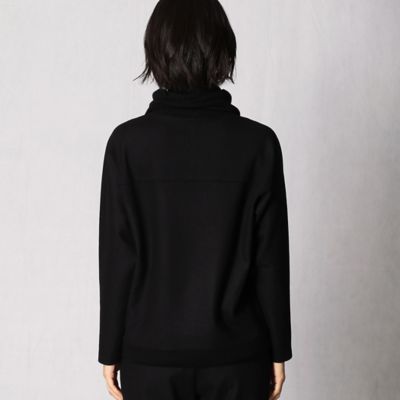 【セットアップ対応】　ウール圧縮ストレッチ　スヌード付きプルオーバー（２８２７ＥＷ０７）