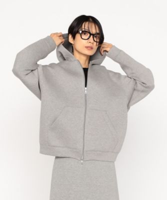 BASILE28 (Women)/バジーレヴェントット EXダンボール パーカ(2836VM06) ライトグレー トップス【三越伊勢丹/公式】