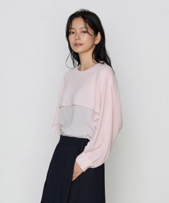 BASILE28 (Women)/バジーレヴェントット 〔 +サイズ 〕 ESSENTIAL-UP フレアブラウス(2862BK01)