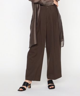 BASILE28 (Women)/バジーレヴェントット 大きいサイズ 〔 +サイズ 〕 SMART MERINO パンツ(2863PM02) カーキ パンツ・ズボン【三越伊勢丹/公式】