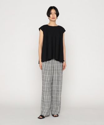 〔　＋サイズ　〕　ＢＬＡＣＫ　ＴＷＥＥＤ　パンツ（２８６４ＰＫ０５）