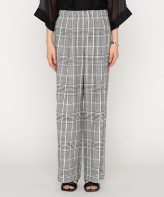 〔　＋サイズ　〕　ＢＬＡＣＫ　ＴＷＥＥＤ　パンツ（２８６４ＰＫ０５）