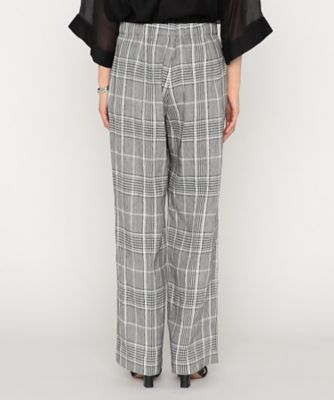 〔　＋サイズ　〕　ＢＬＡＣＫ　ＴＷＥＥＤ　パンツ（２８６４ＰＫ０５）