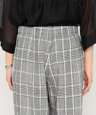 〔　＋サイズ　〕　ＢＬＡＣＫ　ＴＷＥＥＤ　パンツ（２８６４ＰＫ０５）