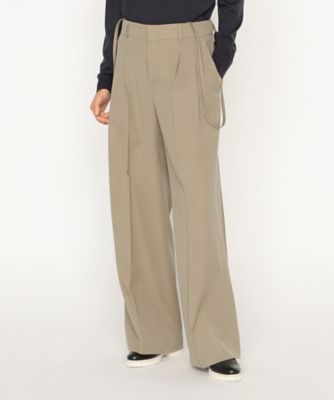 ＜BASILE28 (Women)＞〔　＋サイズ　〕　ＳＭＡＲＴ　ＭＥＲＩＮＯ　サスペンダー付きパンツ（２８６４ＰＭ１３）
