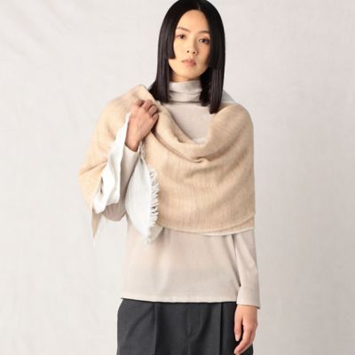 バジーレ28 カシミヤシルクストール バジーレ28 カシミヤシルクストール - メルカリ