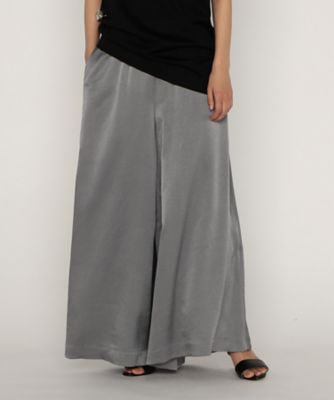 ＜BASILE28 (Women)＞〔　＋サイズ　〕ハンマーサテンワイドパンツ（２８６５ＰＫ０７）
