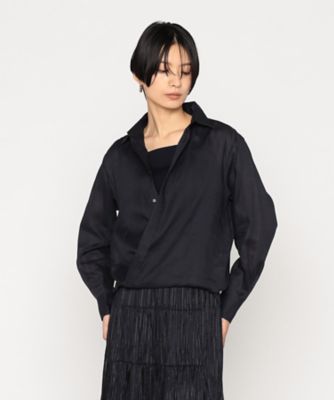 〔　＋サイズ　〕　マニッシュストライプ　シャツ（２８６６ＨＫ０３）