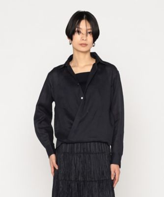 〔　＋サイズ　〕　マニッシュストライプ　シャツ（２８６６ＨＫ０３）
