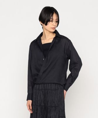 〔　＋サイズ　〕　マニッシュストライプ　シャツ（２８６６ＨＫ０３）