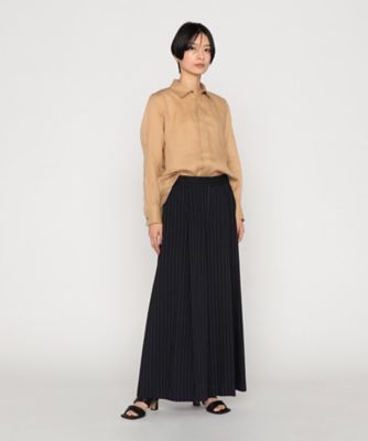 〔　＋サイズ　〕　マニッシュストライプ　シャツ（２８６６ＨＫ０３）