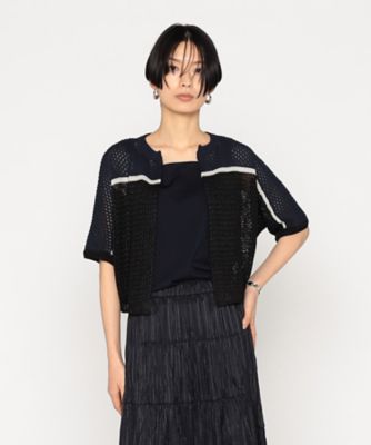 ももた Mプルミエボレロ アナイニット 2点 マットダブルサテンボレロジャケット | ANAYI/アナイ | 三越伊勢丹