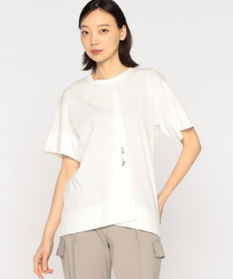 ＜BASILE28 (Women)＞〔　＋サイズ　〕　アイリス　蜂タックＴシャツ（２８６７ＴＧ０９）